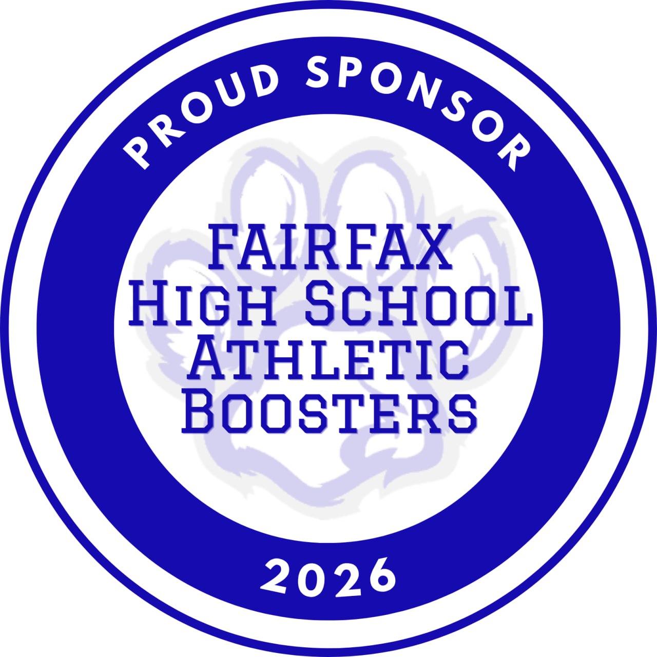 Proud Sponsor Fairfax High School Athletic Boosters 2026