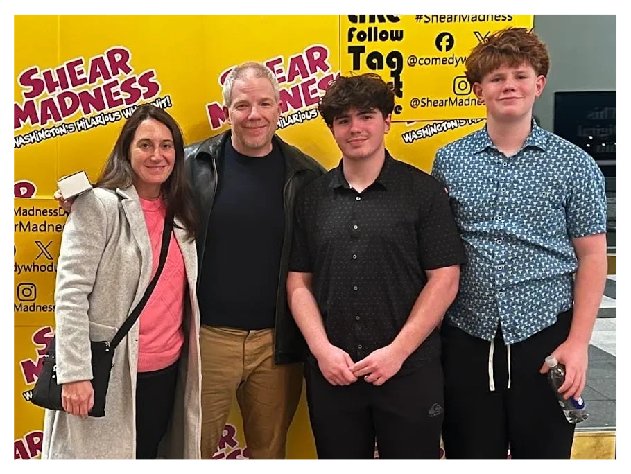 Stacy R. Hall with family